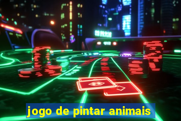 jogo de pintar animais