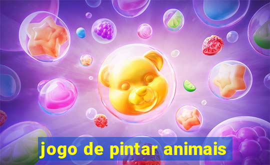 jogo de pintar animais