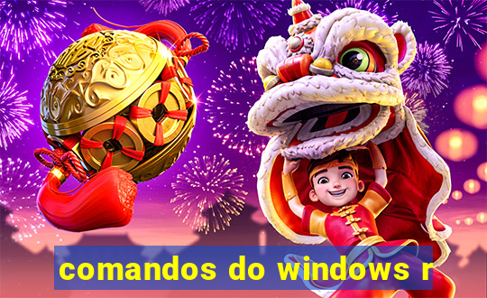 comandos do windows r