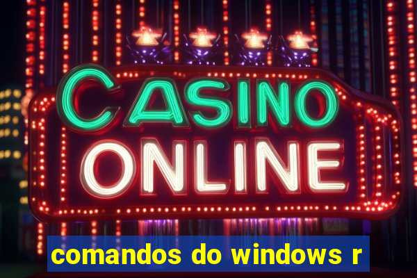 comandos do windows r