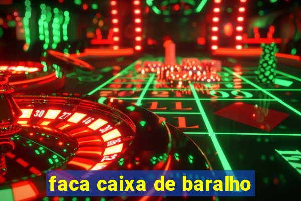 faca caixa de baralho