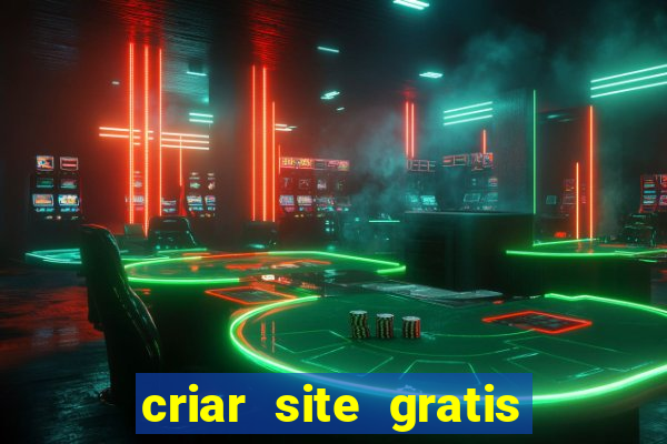 criar site gratis de jogos