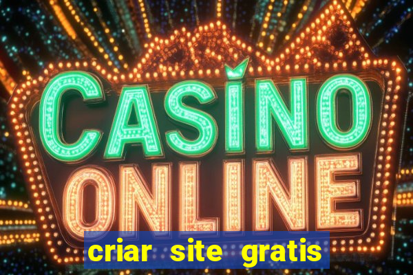 criar site gratis de jogos