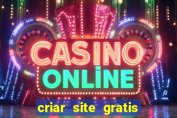 criar site gratis de jogos