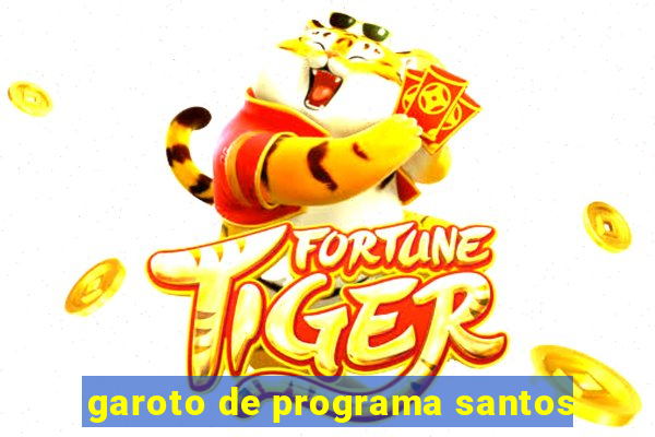 garoto de programa santos