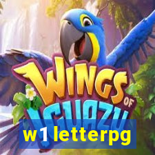 w1 letterpg