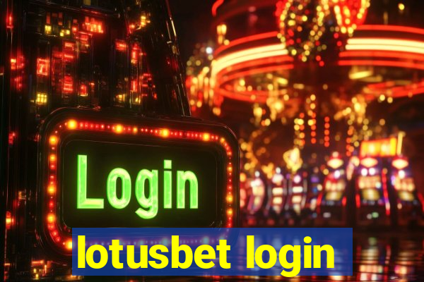 lotusbet login