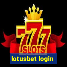 lotusbet login