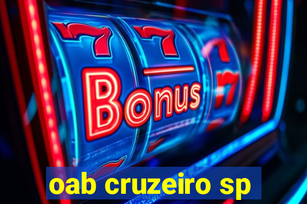 oab cruzeiro sp