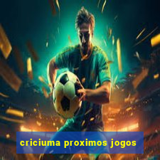 criciuma proximos jogos