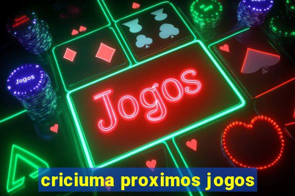 criciuma proximos jogos