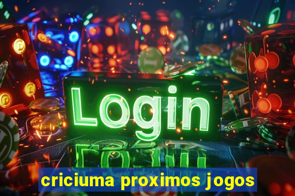 criciuma proximos jogos