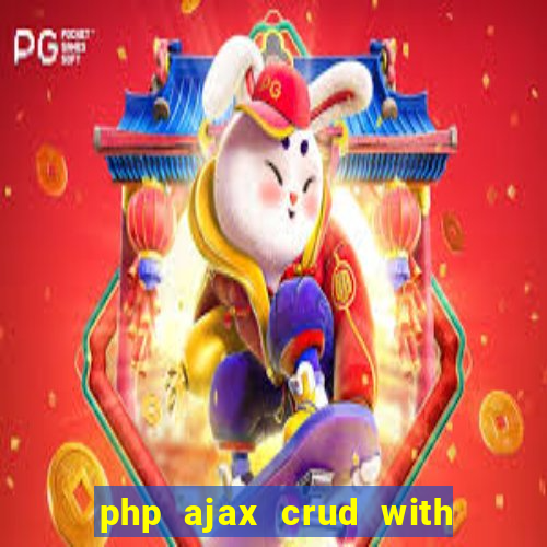 php ajax crud with datatables and bootstrap modals