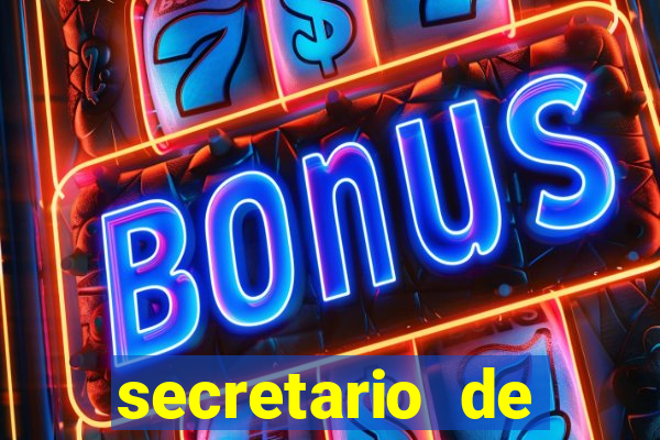 secretario de esporte salario