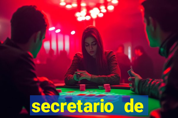 secretario de esporte salario