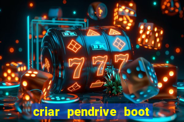 criar pendrive boot windows 10