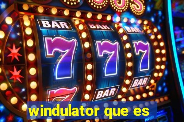 windulator que es