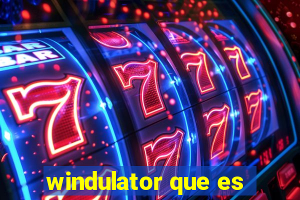 windulator que es