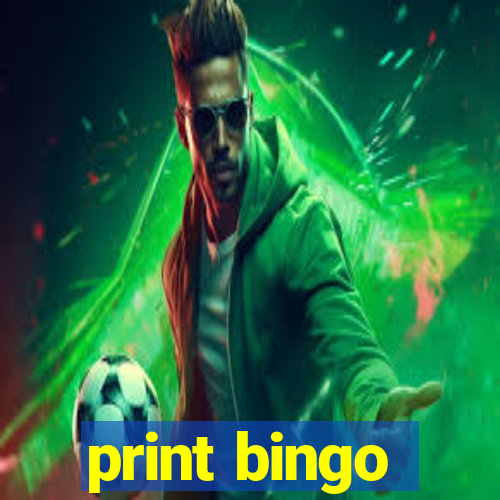 print bingo