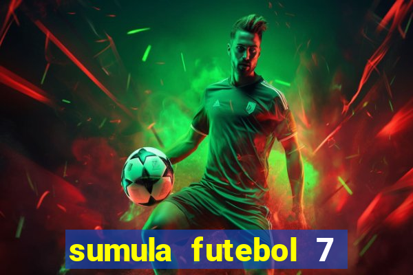 sumula futebol 7 society excel