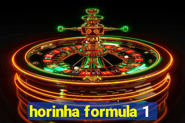 horinha formula 1