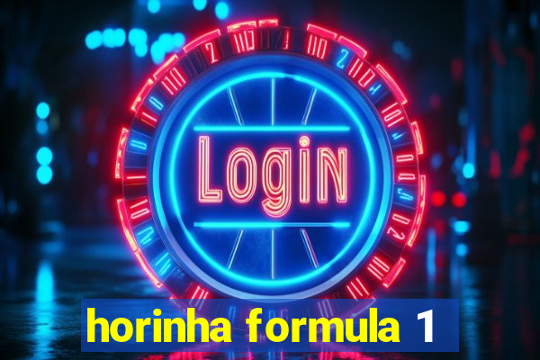 horinha formula 1