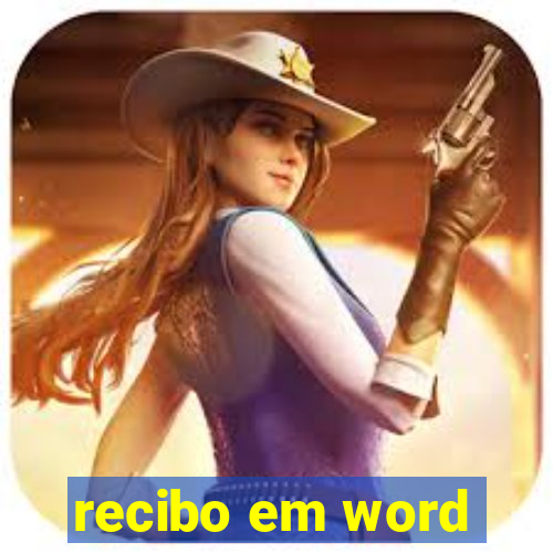 recibo em word