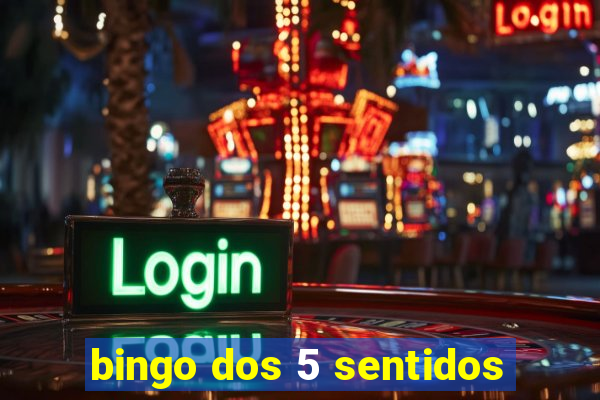 bingo dos 5 sentidos