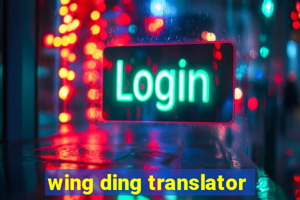 wing ding translator