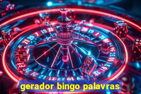 gerador bingo palavras