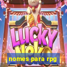 nomes para rpg