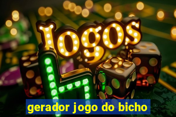 gerador jogo do bicho