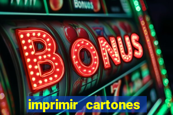 imprimir cartones de bingo