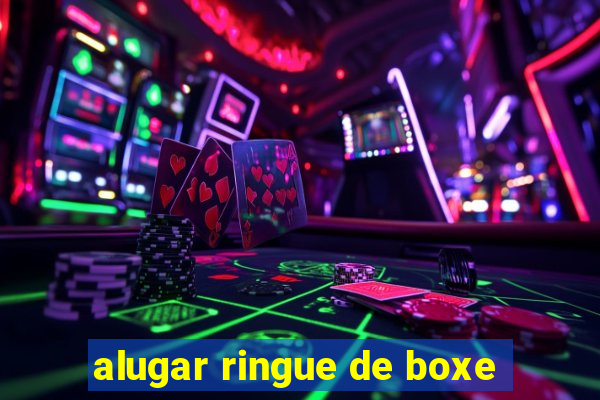 alugar ringue de boxe