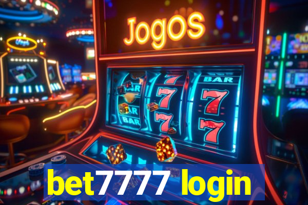 bet7777 login