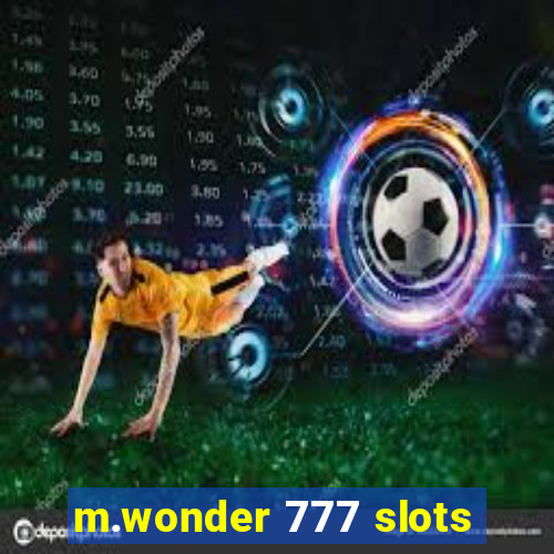 m.wonder 777 slots