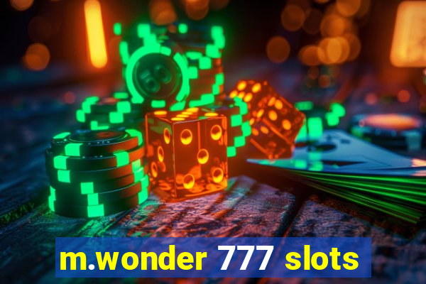 m.wonder 777 slots