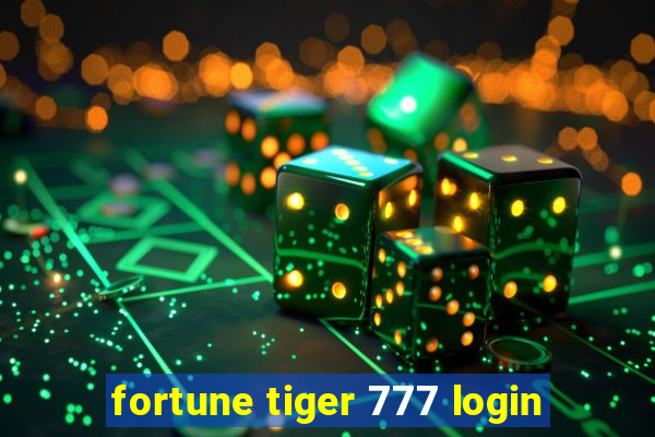 fortune tiger 777 login