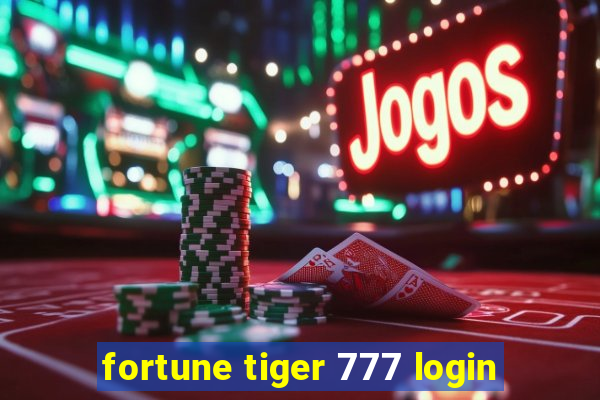 fortune tiger 777 login