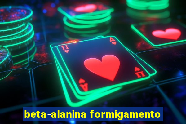 beta-alanina formigamento