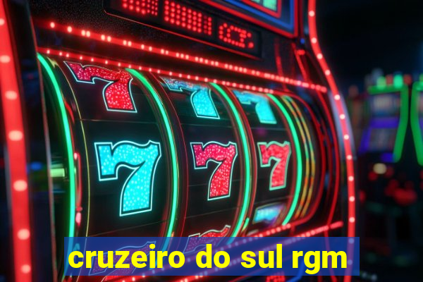 cruzeiro do sul rgm