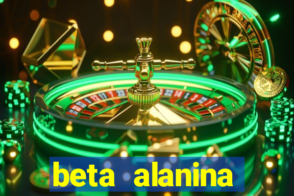 beta alanina aumenta a pressao