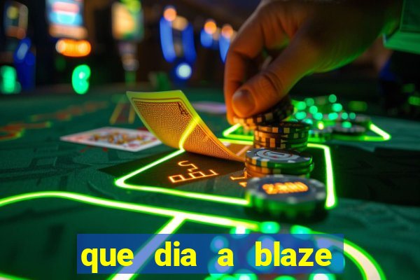 que dia a blaze paga o cashback