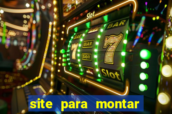 site para montar time de futebol