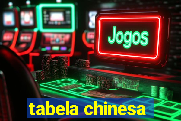 tabela chinesa