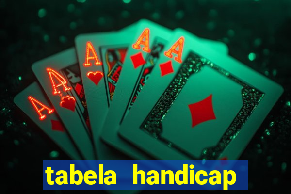 tabela handicap asiatico escanteios