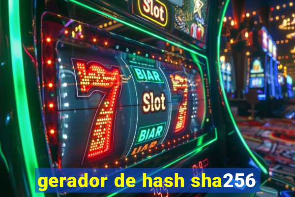 gerador de hash sha256