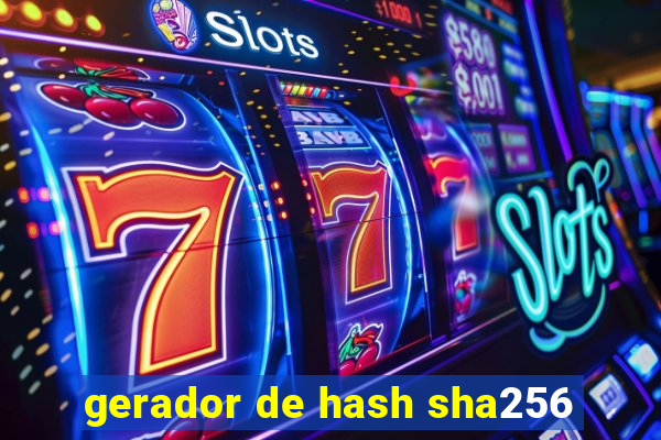 gerador de hash sha256