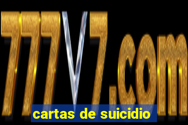 cartas de suicidio