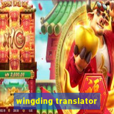 wingding translator